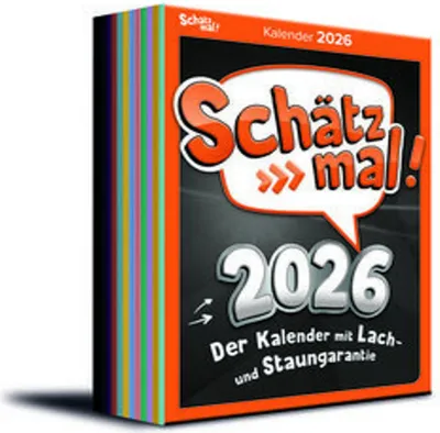 Produktbild von Schätz mal! 2026 I Kalender 2026