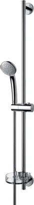 Immagine prodotto di Ideal Standard Idealrain - Set di soffioni doccia 80, 3 getti, asta e tubo flessibile, cromo B9504AA
