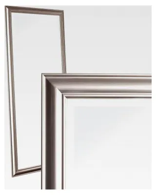 Produktbild von Wandspiegel Silber ca. 180 x 80 cm im Landhaus-Stil mit Facettenschliff, Garderobenspiegel, Flurspiegel, klassischer Spiegel