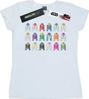 Produktbild von Star Wars - "R2 Units" T-Shirt für Damen BI41812 (L) (Weiß)