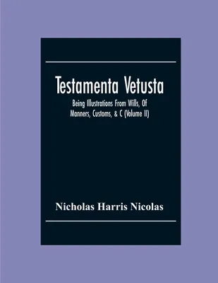 Produktbild von Testamenta Vetusta