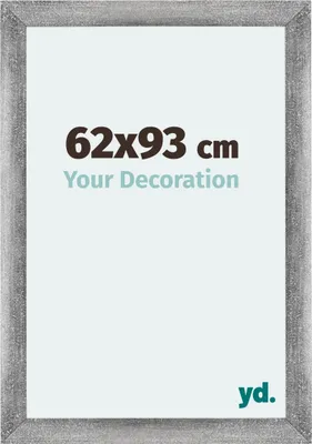 Produktbild von Bilderrahmen, 62x93 cm, Grau Gewischt, MDF, Mura
