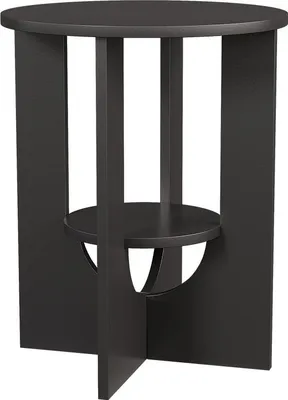 Produktbild von Couchtisch Vicco Vareo Schwarz 40 x 40 cm, Model 57911