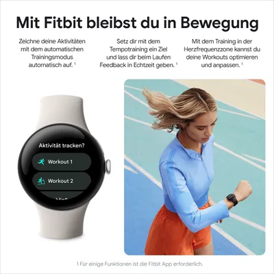 Zdjęcie produktu dla Google Pixel Watch 2, AMOLED, Ekran dotykowy, 32 GB, Wi-Fi, GPS, 31 g