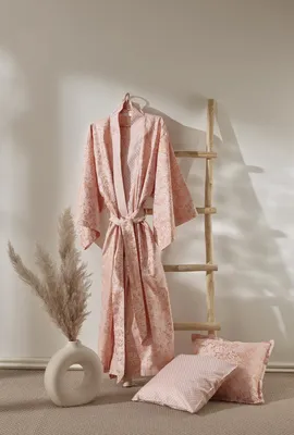 Produktbild von Curt Bauer Damen-Morgenmantel Cosy (9025) Farbe rosewood Größe S-M AL
