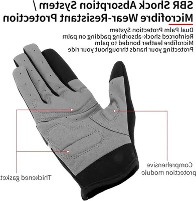 Wasserdichte und winddichte Winterfahrradhandschuhe für aus 100% Polyester, Ansicht 3 von 6