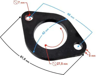Image de Joint de carburateur pour moto Classic 125, diamètre 27,30 mm