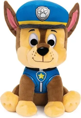Produktbild von Plüschtier Chase Paw Patrol, 25 cm, Braun, Weicher Stoff, Originalgetreues Design