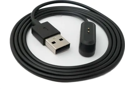 Produktbild von USB 2.0 Kabel 100 cm für Oppo Watch Free Smartwatch in Schwarz