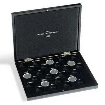 Produktbild von Münzkassette VOLTERRA UNO de Luxe, für 27 10-Euro-Münzen französische Region2010in Kaps.