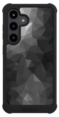 Produktbild von NIVOCASE Hülle für Samsung Galaxy S24  Stoßfeste Handyhülle NIVOmax Case Schwarz Mosaik Muster Tarnmuster