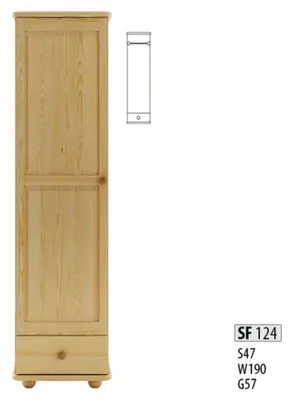 Produktbild von Kleiderschrank Schlafzimmer Holz Schränke Kiefer Schrank Vollholz Massiv Möbel