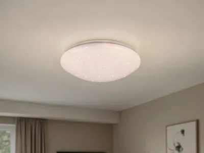 Produktbild von Lukida Starlight LED weiß Deckenleuchte mit Fernbedienung dimmbar