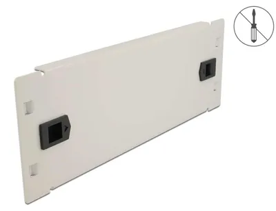 Image de DELOCK 10" Netzwerkschrank Blindabdeckung werkzeugfrei 2 HE