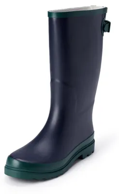 Produktbild von A. Essentials Damen Hohe Wasserdichte Regenstiefel, Marineblau, 36 EU