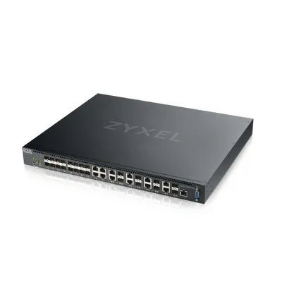 Produktbild von Zyxel XS3800-28 - Switch - L2+ - managed - 4 x 10GBase-T + 16 x 10 Gigabit SFP+ + 8 x C 10 G-Bit SFP+ - an Rack montierbar