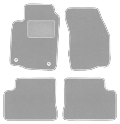 Obrázok produktu pre Velúrové autokoberce pre: Mitsubishi Colt V / CJO 1996-2003 (hatchback) – sada 4 ks, sivé, na mieru – Wielganizator OSLO