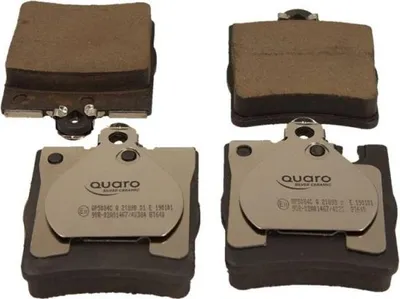 Produktbild von QUARO QP5084C Bremsbeläge Satz Hinten Bremsklötze passend für MERCEDES-BENZ C-Klasse Limousine (W203) C-Klasse T-modell (S203) CLK (C209)