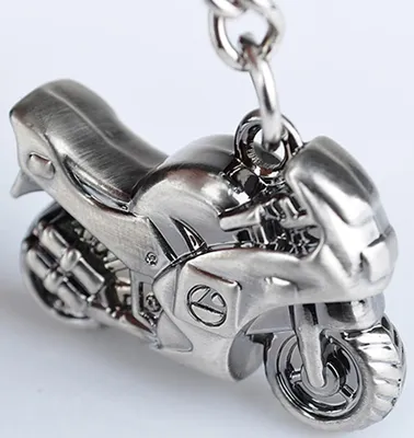 Produktbild von Metall-Motorrad-Schlüsselanhänger, niedliches kreatives Geschenk, Sport-Schlüsselanhänger