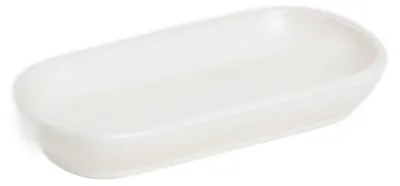 Produktbild von HOMLA FAMELIO ovale Platte weiß 16 cm