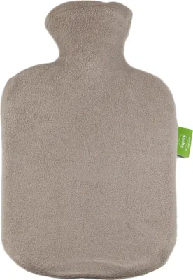 Produktbild von Fashy Wärmflasche 2 L mit Fleecebezug taupe