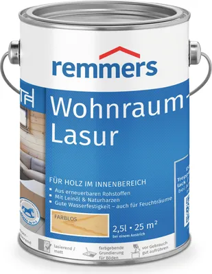 Zdjęcie produktu dla Glazura do salonu Remmers bezbarwna 2,5 l