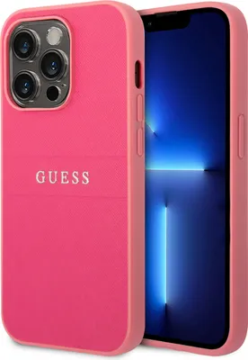 Immagine prodotto di Guess iPhone 14 Pro Hardcase Backcover - Saffiano - Fuchsia