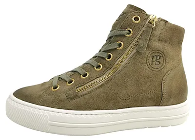 Image de Paul Green Bottines Femmes Lacets Vert Loisirs, Taille:EUR 41 | UK 7