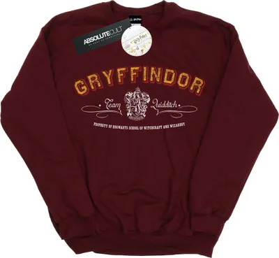 Produktbild von Harry Potter - "Gryffindor Quidditch" Sweatshirt für Damen BI21087 (S) (Burgunderrot)