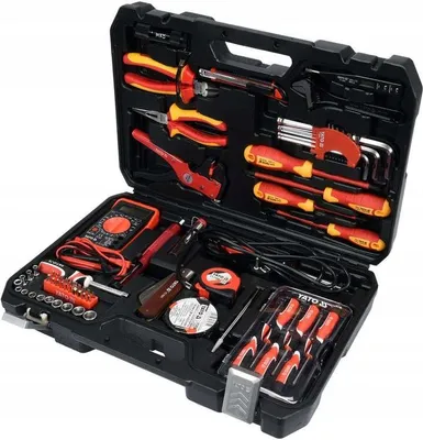 Produktbild von YATO YT-39009 Werkzeugset für Elektriker 68 Teile 1000V