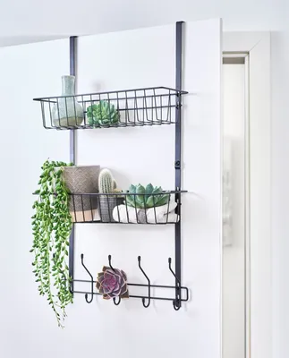 Produktbild von Zeller Küchen-/Badezimmer-Organizer, Metall, 39 x 16 x 71,5 cm, schwarz