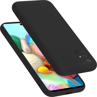 Obrázok produktu pre Cadorabo ochranné puzdro pre Samsung Galaxy A51 4G / M40s v čiernej farbe puzdro na mobilný telefón obal TPU Etui