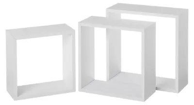Produktbild von Set mit 3 MDF-Einlegeböden in Weiß