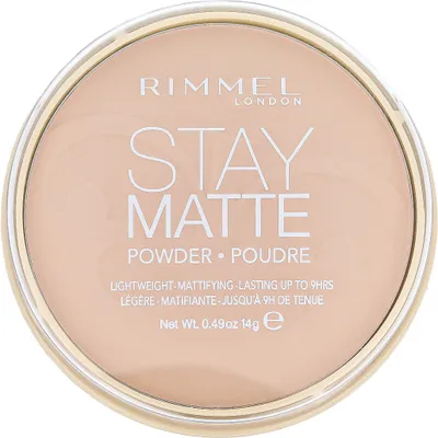 Produktbild von Rimmel Stay Matte Pressed Powder, Jeder Hauttyp, Silky Beige, Behälter, Gepresstes Puder, Matte, 14 ml