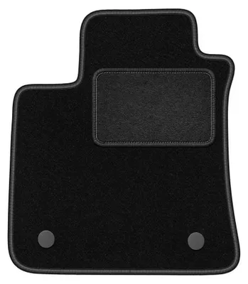 Produktbild von Fahrermatte Velours für Renault Megane IV 2015- (Grand-coupe/Liftback/Kombi) – 1-tlg, Schwarz, passgenau – Wielganizator LUX