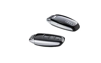 Produktbild von Original Audi Schlüsseltasche / Schlüsselcover Hülle Tasche Schlüssel Key Cover Schwarz für Audi A3 8Y A6 4A C8 A7 4K A8 4N Q8 4M Q4 e-tron F4 Q7 4M e-tron GT GE