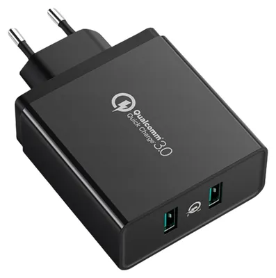 Immagine prodotto di Caricabatterie Ugreen Cd161 2Xusb-A, 18W, Pd3.0, Eu (nero)