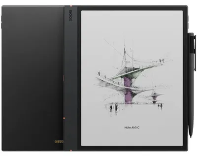 Produktbild von Onyx BOOX Note Air 5 C, 26,2 cm (10.3"), E-Tinte Kaleido, 2480 x 1860 Pixel, 4096 Farben, PPTX, PPT, PRC, HTML, RTF, CHM, FB2, DOCX, DOC, TXT, MOBI, AZW3, EPUB, CBZ, CBR, DjVu, PDF, MP3