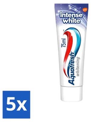 Produktbild von 5 x Aquafresh Intense White Zahncreme - 75 ml - Vorteilspackung - 5 Stücke