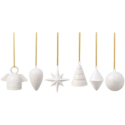 Produktbild von like. by Villeroy & Boch Winter Glow Ornamente-Set 6-teilig