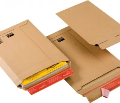 Produktbild von 100 Wellpapp Karton Versandtaschen 150x250x50mm