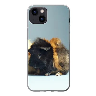 Produktbild von MuchoWow® Handyhülle Schutzhülle Hülle für iPhone 13 Zwei kleine Meerschweinchen Silikon Softcase Handy Hülle - Karteninhaber