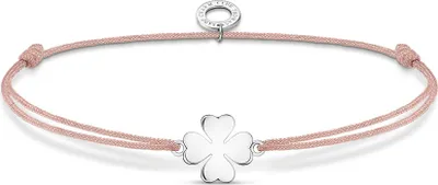 Produktbild von Nylonarmband in rosa mit Anhänger von Thomas Sabo