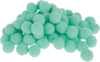 Produktbild von VBS Pompons, 15mm, 60 Stück Mint
