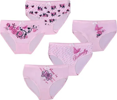 Produktbild von 5 Mädchen Slips Modell 5 104/110