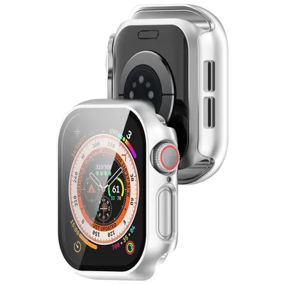 Produktbild von Bizon Case+Glass Uhr Apple Uhr 10 42mm silber