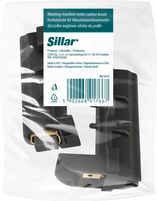 Produktbild von Sillar Motorkohlen Set 2x Kohlebürsten Ersatz für Beko Waschmaschine