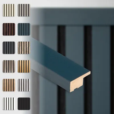 Produktbild von HEXIM Akustikpaneele Zubehör Abschlussleiste Lamellen MDF Wandverkleidung