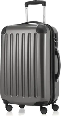 Imagen del producto de Silecomplaza Alex - Maleta de mano, 55x38x23 cm, 42 L, con candado numérico, maleta rígida extensible fabricada en PC ABS, 3,2 kg, con 4 ruedas dobles, color titanio