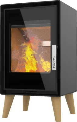Image de Poêle à bois JACCO SUR PIED 4.8KW en acier - étanche - eco design